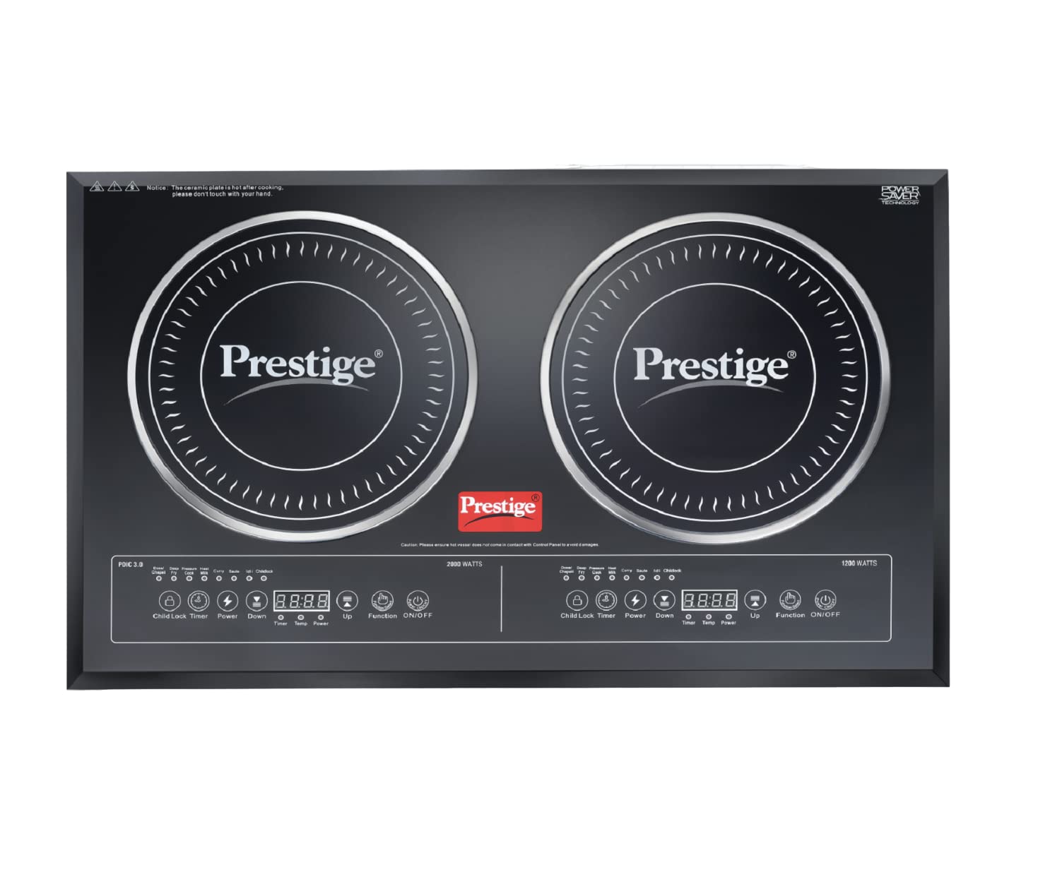 Prestige PDIC 3.0 Double Induction Cooktop 3200W